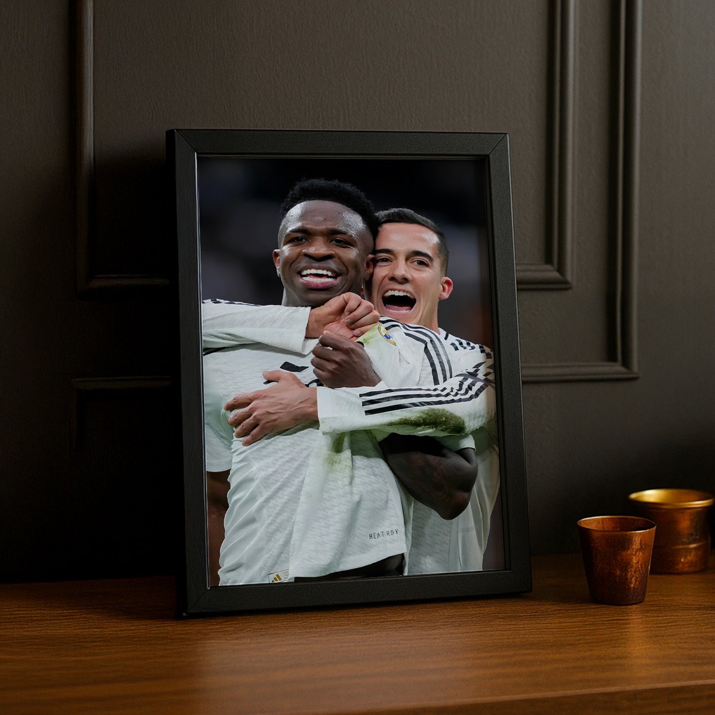 Cadre photo de Vinicius JR x Vasquez