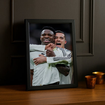 Cadre photo de Vinicius JR x Vasquez