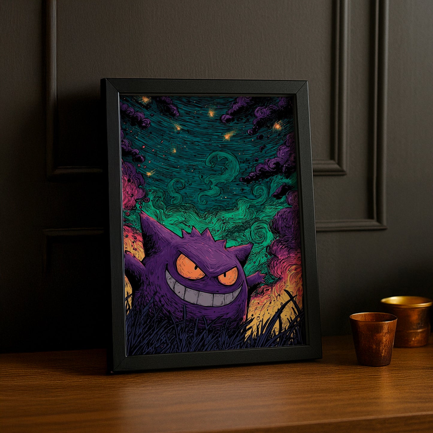 Cadre Photo Pokémon - Dark Gengar