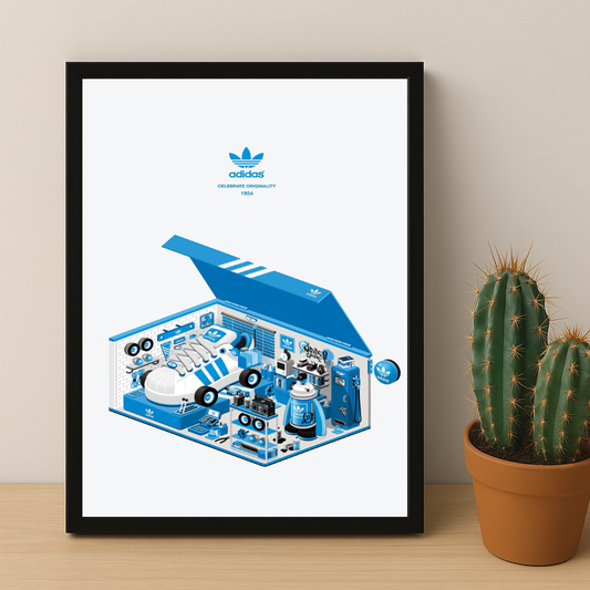 Cadre photo Adidas - Sneakers