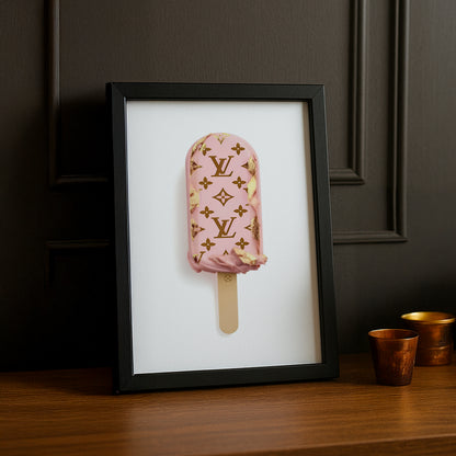 Cadre photo Louis Vuitton Glace dorée