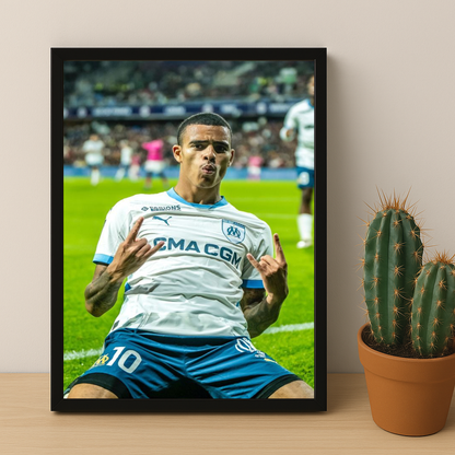 Olympique de Marseille Greenwood - Poster