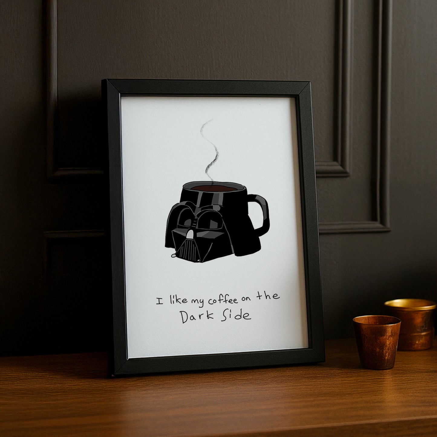 Cadre photo Café - Dark Side