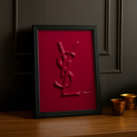 Cadre photo Yves Saint Laurent - Red Logo