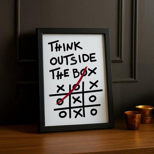 Cadre Photo Motivation - Think Outside The Box