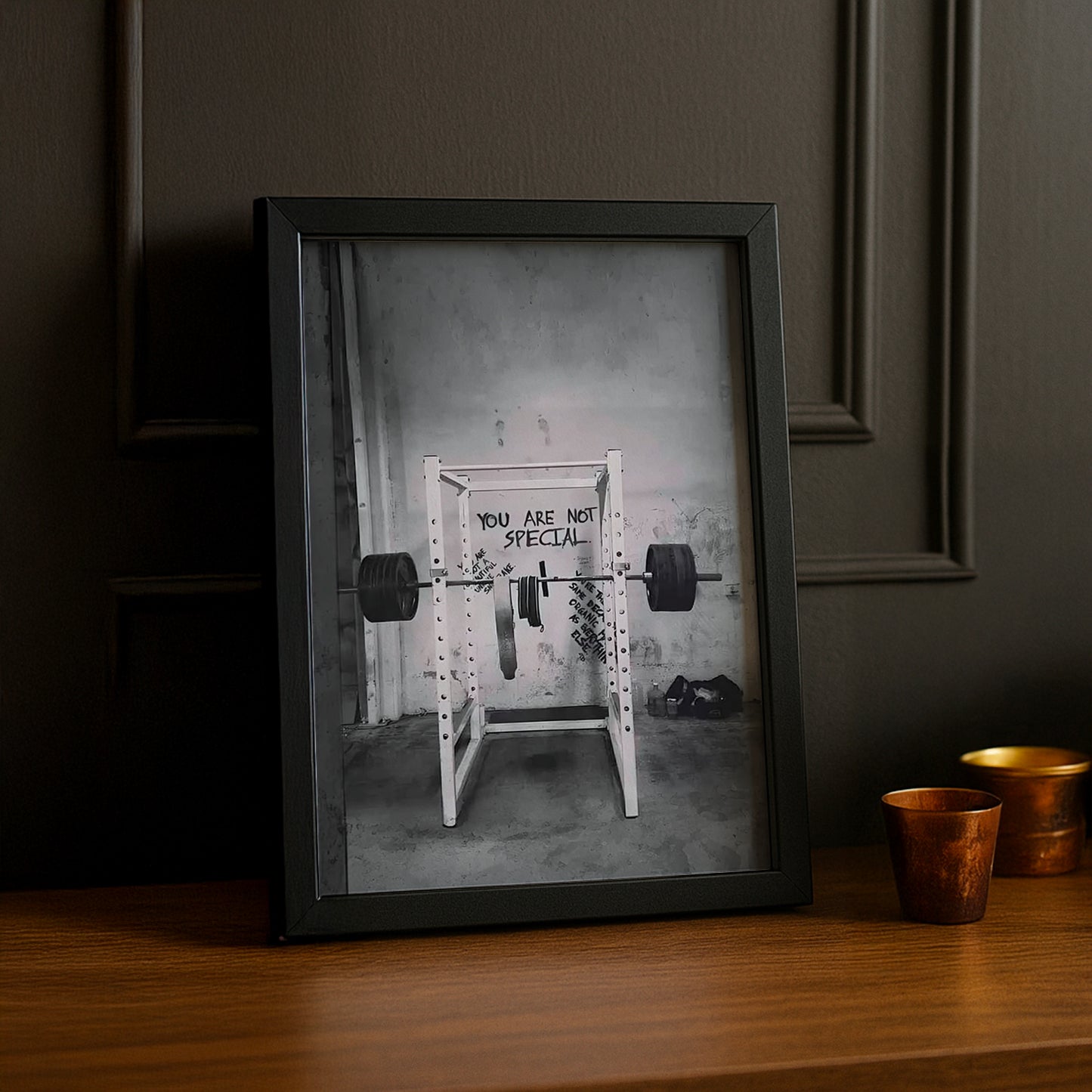 Poster Photo Musculation - You Are Not Special