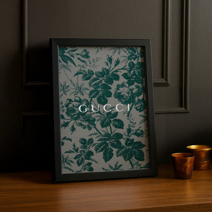 Cadre Photo Gucci - Tapisserie vert