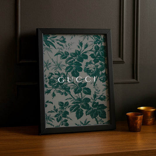 Cadre Photo Gucci - Tapisserie vert