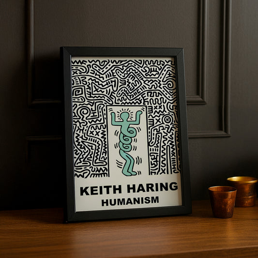 Cadre Photo Keith Haring - Humanism