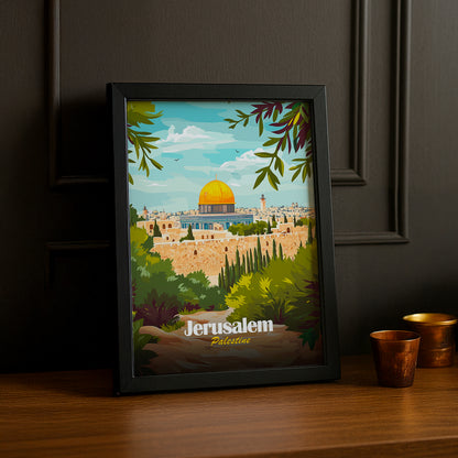Cadre photo Jerusalem Palestine