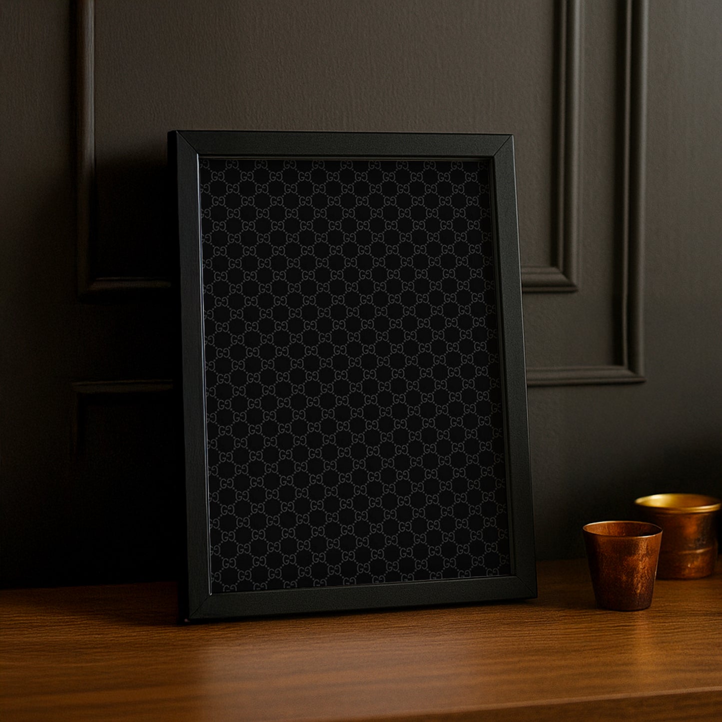 Cadre Photo Gucci - Black Monogram