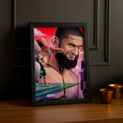 Cadre photo UFC - Khamzat Chimaev Illustration