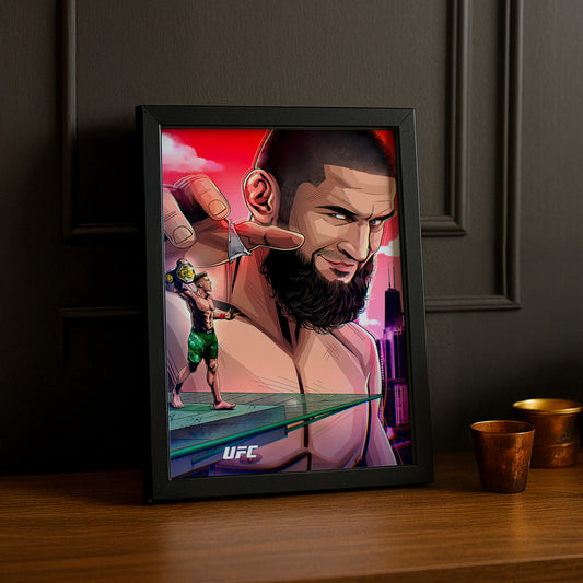 Cadre photo UFC - Khamzat Chimaev Illustration