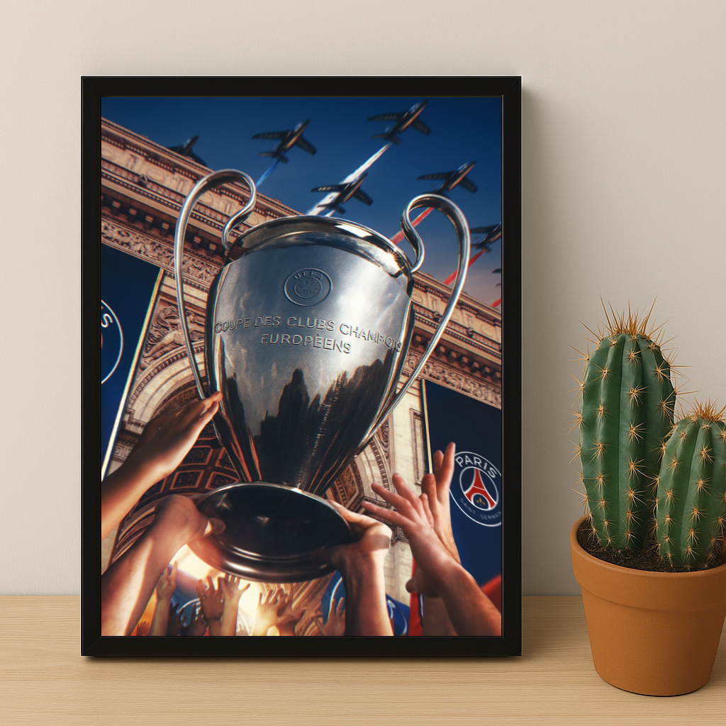 Cadre photo Paris Saint-Germain Ligue des champions