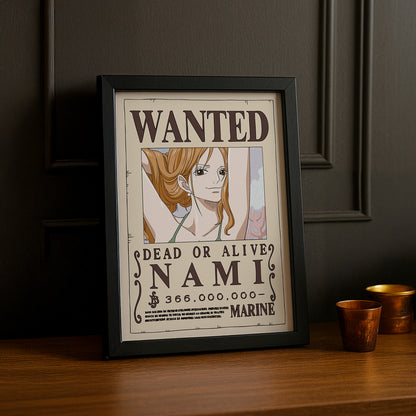 Cadre photo One Piece - Wanted Nami
