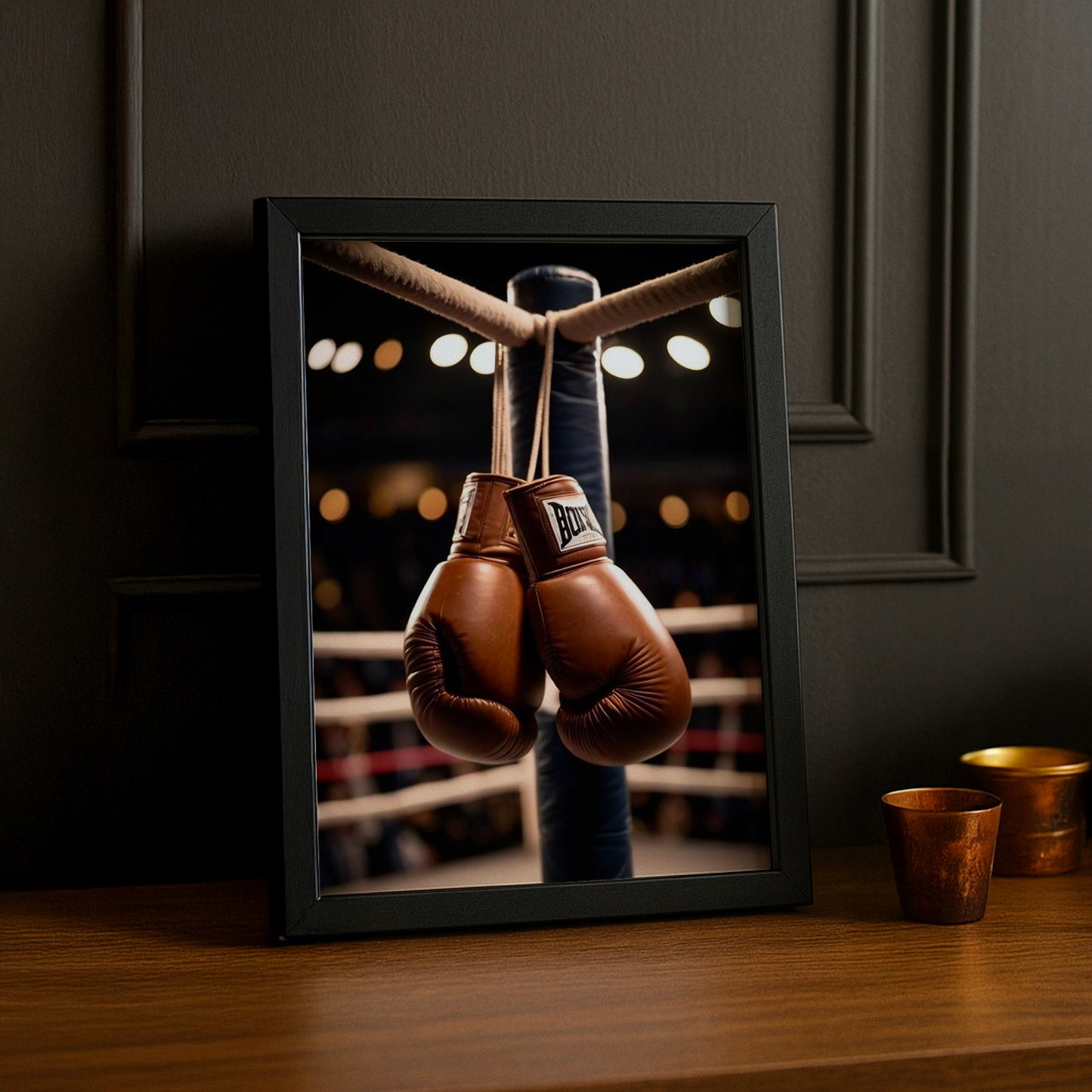 Cadre Photo Boxe - Gants de boxe