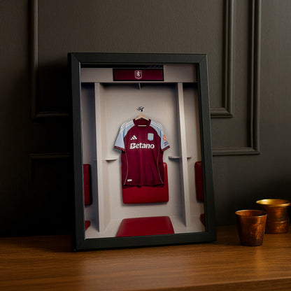 Cadre photo - Maillot Aston Villa 25-26