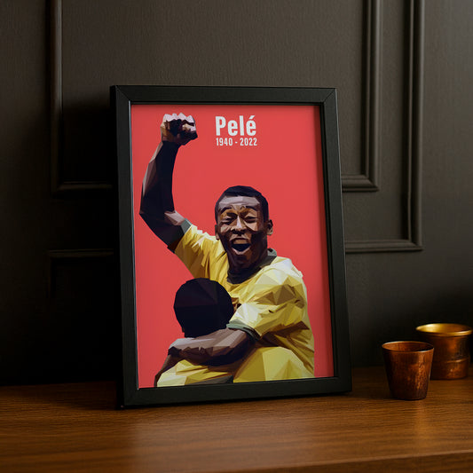 Pelé Edson Arantes do Nascimento Bilderrahmen 
