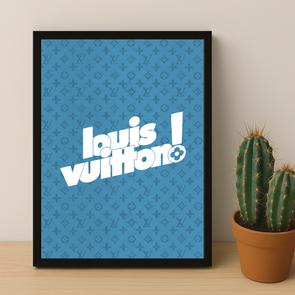 Cadre photo Louis Vuitton Blue