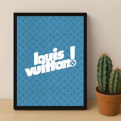 Cadre photo Louis Vuitton Blue