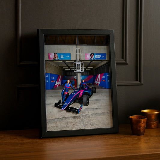 Poster encadrée GP Explorer - Écurie Alpine Ana x Kaatsup