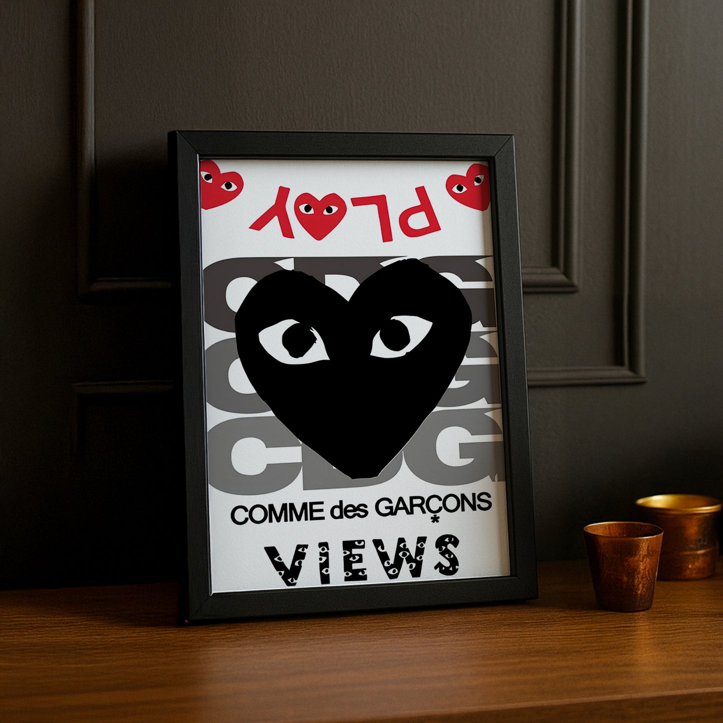 Cadre photo Comme des garçons