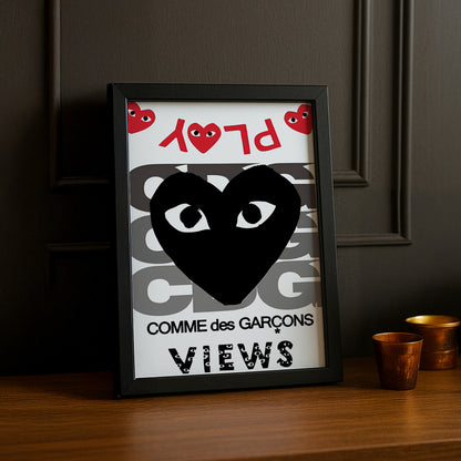 Cadre photo Comme des garçons