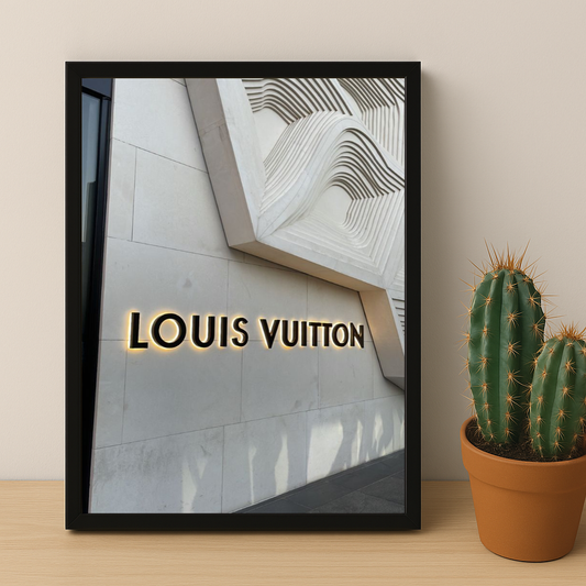 Cadre photo Louis Vuitton devanture