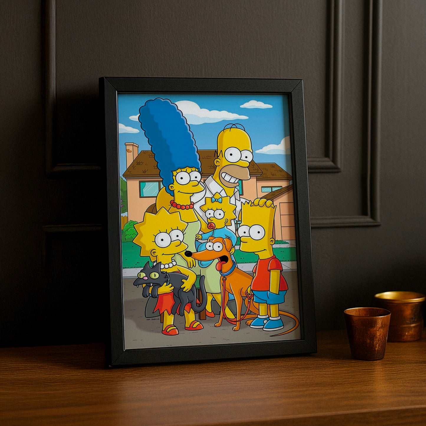 Cadre Photo Les Simpsons - Photo de famille