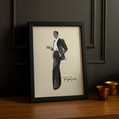 Cadre photo Yves Saint Laurent mode