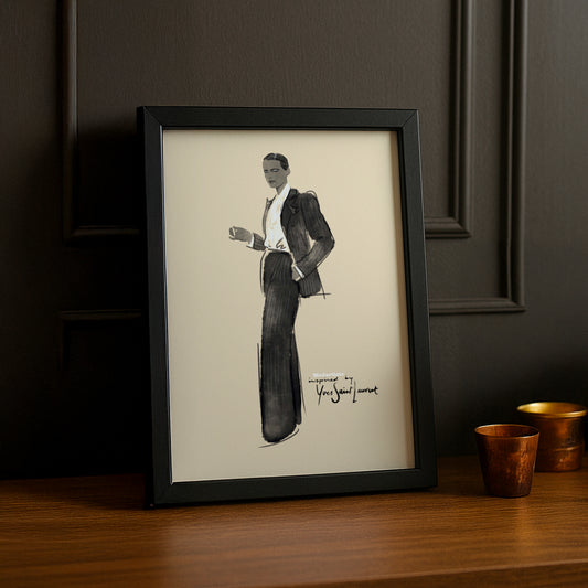 Cadre photo Yves Saint Laurent mode