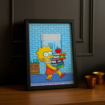 Cadre Photo Les Simpsons - Lisa Simpson School