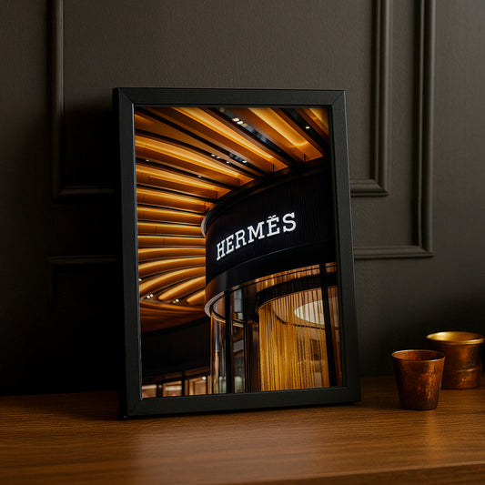 Cadre photo Hermès - Gold Facade