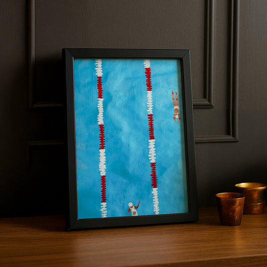 Cadre Photo Natation - Piscine