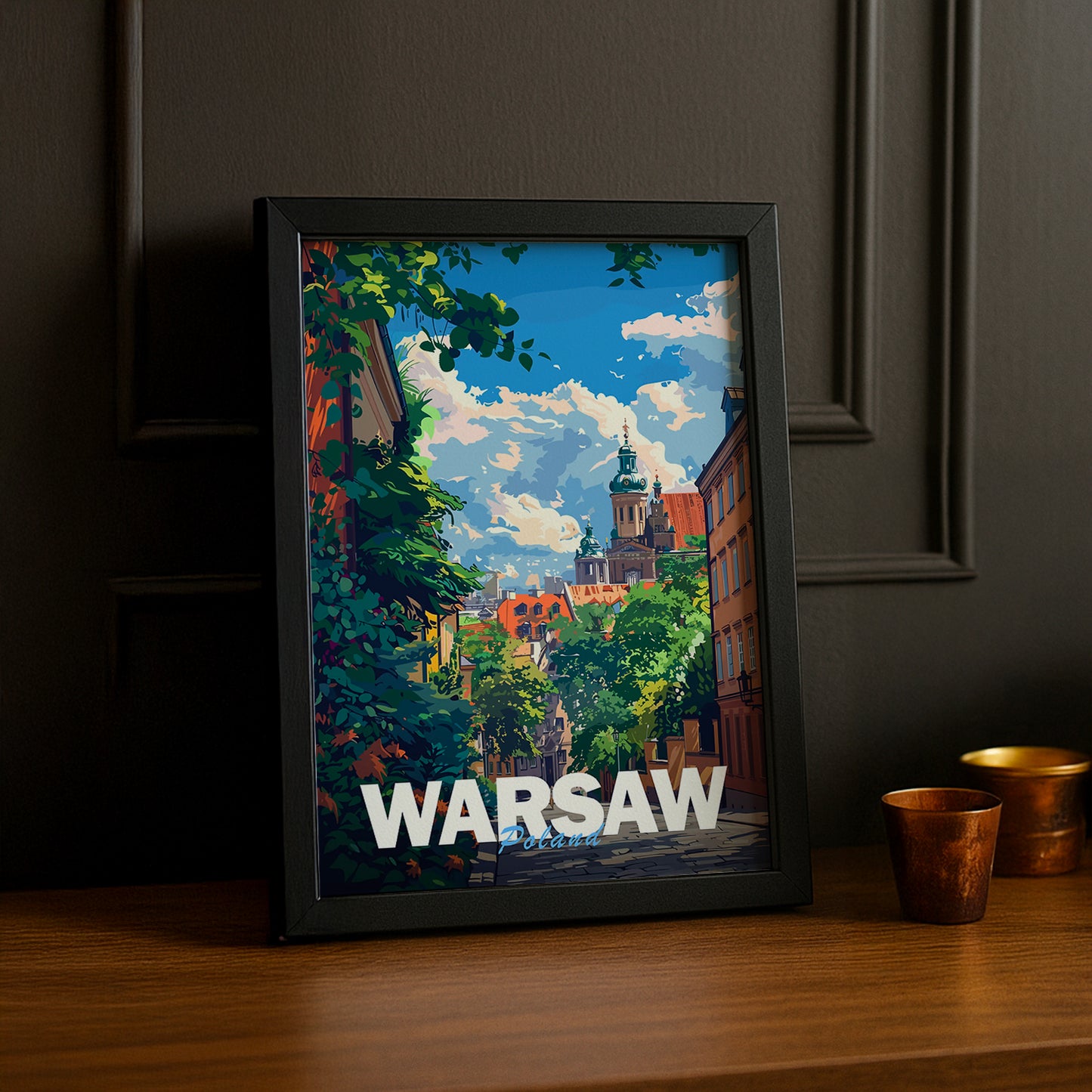 Cadre photo Warsaw Poland