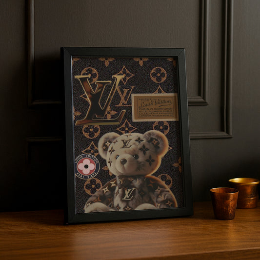 Cadre photo Louis Vuitton - Ours & Badge