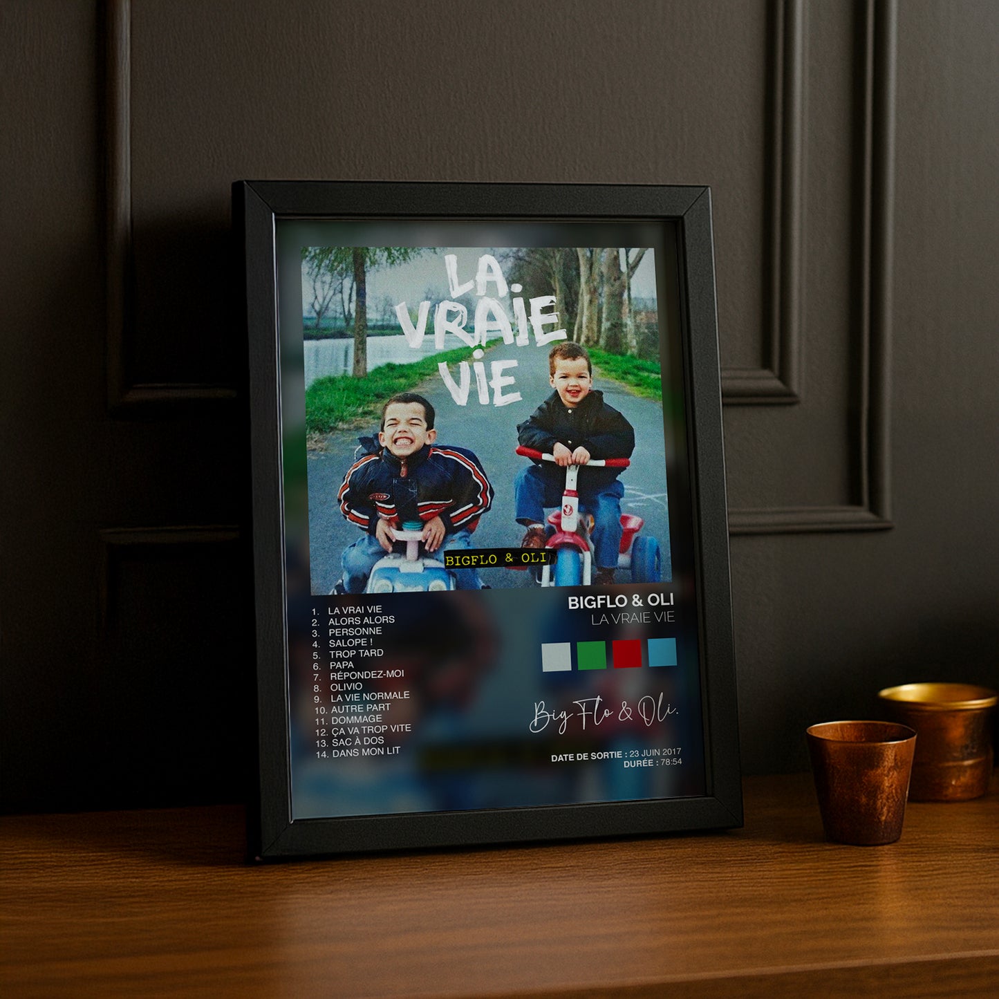 Cadre Photo BigFlo & Oli - La vraie vie