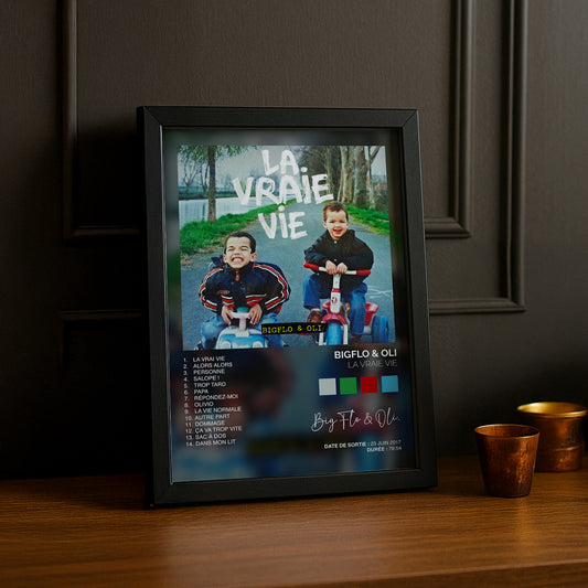 Cadre Photo BigFlo & Oli - La vraie vie