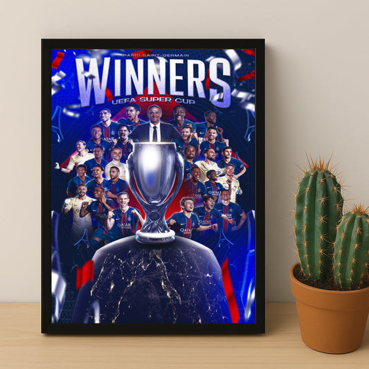 Poster Paris Saint-Germain UEFA Super Cup