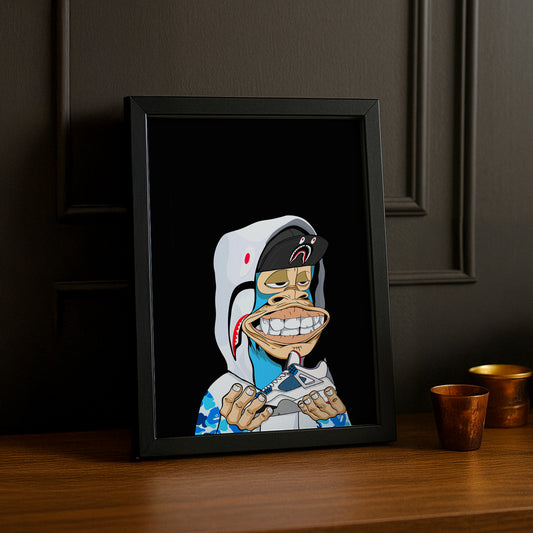 Cadre photo Bayc Air Jordan 4 Retro