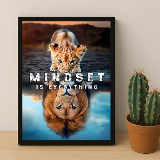 Cadre photo Motivation - Mindset is everything