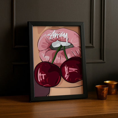 Cadre photo Stussy - Cherry Lips