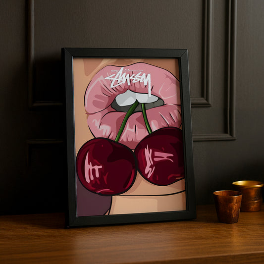 Cadre photo Stussy - Cherry Lips