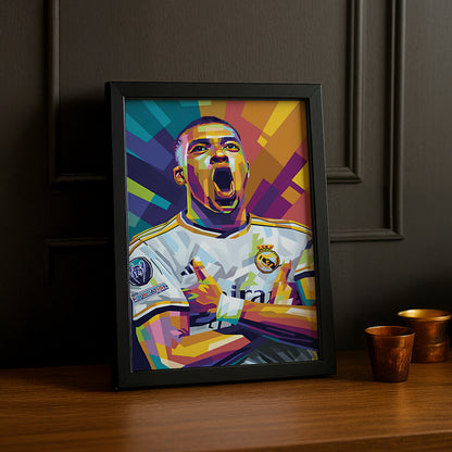 Cadre photo de Kylian Mbappé