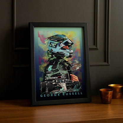 Cadre photo George Russel Formule 1