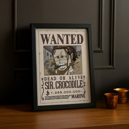 Cadre photo One Piece - Wanted Sir Crocodile