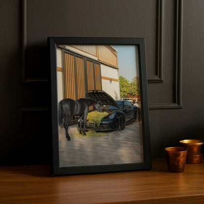 Cadre photo Équitation - Porsche
