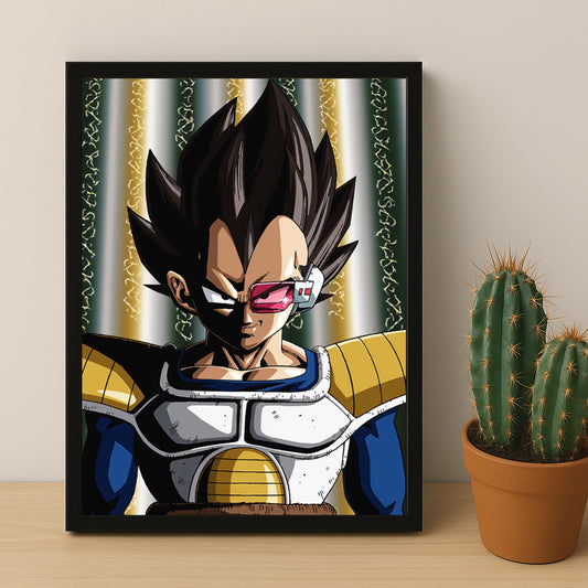 Poster Dragon Ball Z - Vegeta Villain