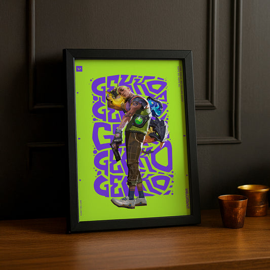 Cadre Photo Valorant - Gecko