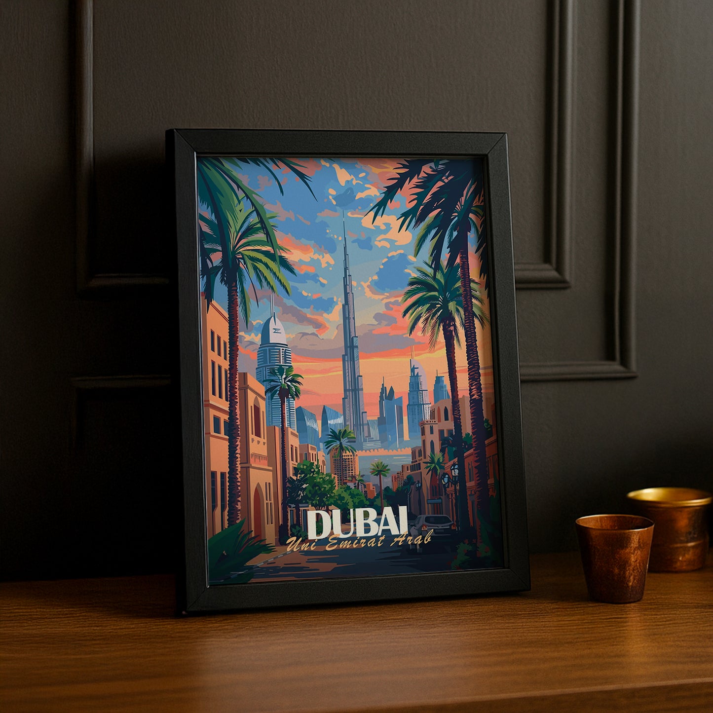 Cadre photo Dubai Uni Emirat Arab